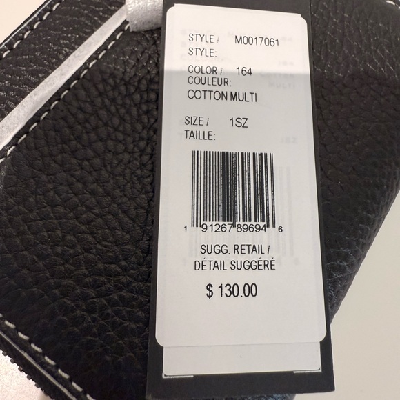 NWT Marc Jacobs compact wallet - cotton multi - Picture 7 of 8